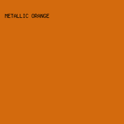 d36a0d - Metallic Orange color image preview