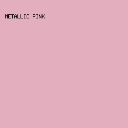 E3AFBE - Metallic Pink color image preview