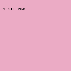EBABC5 - Metallic Pink color image preview