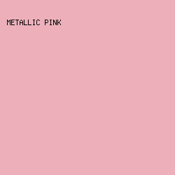 EDB0BB - Metallic Pink color image preview