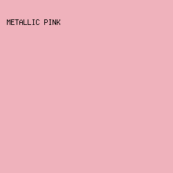 efb2bc - Metallic Pink color image preview