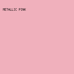 f0b0bc - Metallic Pink color image preview