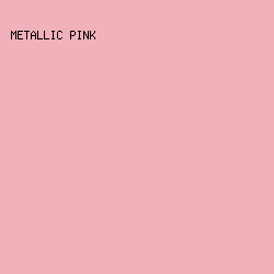 f1b1ba - Metallic Pink color image preview