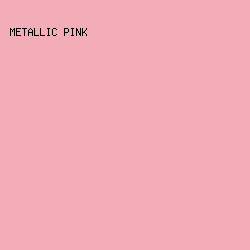 f3adb8 - Metallic Pink color image preview