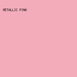 f3adba - Metallic Pink color image preview