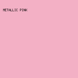 f3b0c5 - Metallic Pink color image preview