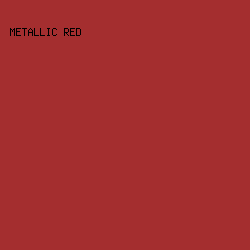 A42E2F - Metallic Red color image preview