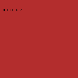 B32D2D - Metallic Red color image preview