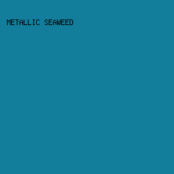 127e9b - Metallic Seaweed color image preview