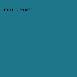 1E768A - Metallic Seaweed color image preview