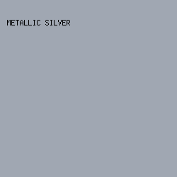 A0A7B2 - Metallic Silver color image preview