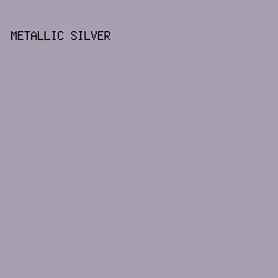 a8a0b2 - Metallic Silver color image preview