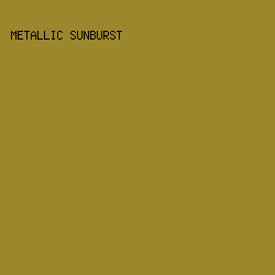 9c872c - Metallic Sunburst color image preview