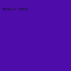 4E0CAB - Metallic Violet color image preview