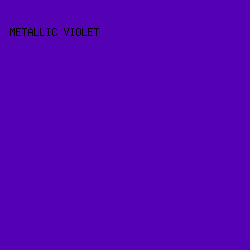 5400b4 - Metallic Violet color image preview
