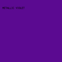 5B0A91 - Metallic Violet color image preview