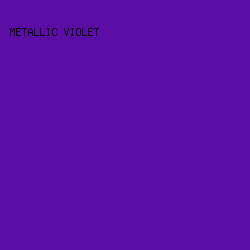 5C0DA6 - Metallic Violet color image preview