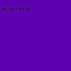 5E00B1 - Metallic Violet color image preview