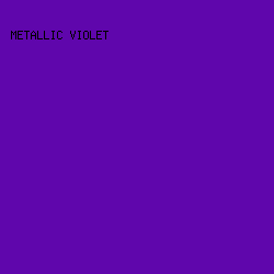5f06ac - Metallic Violet color image preview