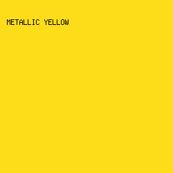 FDDC19 - Metallic Yellow color image preview