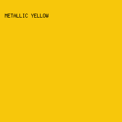 f7c70b - Metallic Yellow color image preview