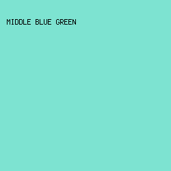 7DE3D1 - Middle Blue Green color image preview