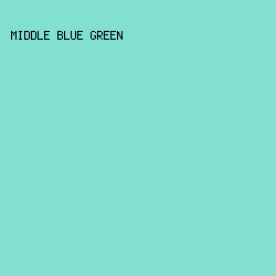 82e0d0 - Middle Blue Green color image preview