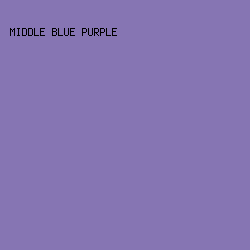 8675B3 - Middle Blue Purple color image preview