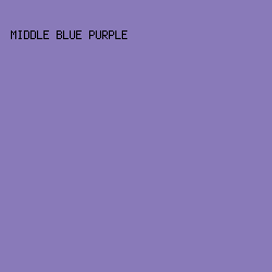 897ab9 - Middle Blue Purple color image preview