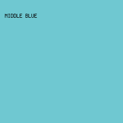 6FC8D1 - Middle Blue color image preview