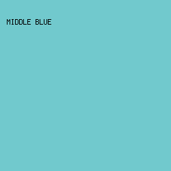 71C9CD - Middle Blue color image preview