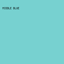 77D1D0 - Middle Blue color image preview