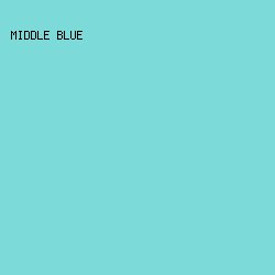 7CDAD8 - Middle Blue color image preview