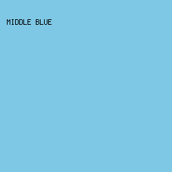 7EC8E5 - Middle Blue color image preview