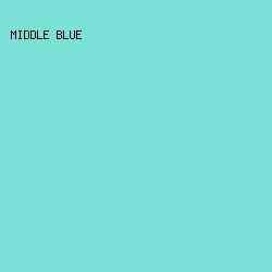 7be0d6 - Middle Blue color image preview