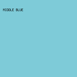 7ecbd8 - Middle Blue color image preview