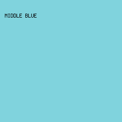 80d3dd - Middle Blue color image preview