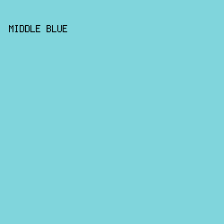 80d5dc - Middle Blue color image preview