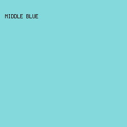 83D9DC - Middle Blue color image preview