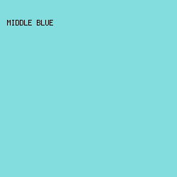 83DCDD - Middle Blue color image preview
