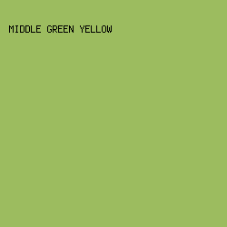 9CBC5F - Middle Green Yellow color image preview