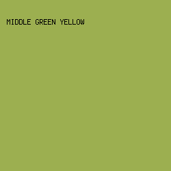 9caf50 - Middle Green Yellow color image preview