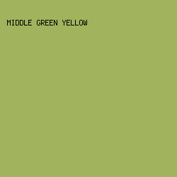 A2B35D - Middle Green Yellow color image preview