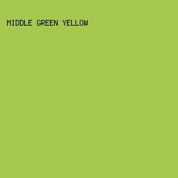 A5C94F - Middle Green Yellow color image preview