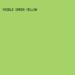 A5D368 - Middle Green Yellow color image preview