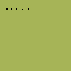 A6B457 - Middle Green Yellow color image preview