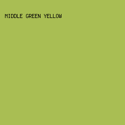 A9BE53 - Middle Green Yellow color image preview