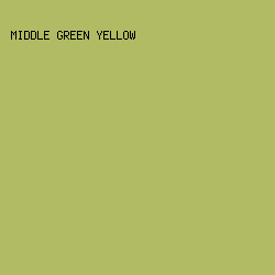 B1BB64 - Middle Green Yellow color image preview