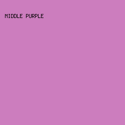 CC7DBE - Middle Purple color image preview