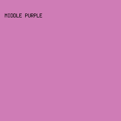 CF7CB6 - Middle Purple color image preview